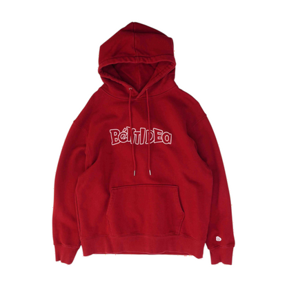 Red Solid Hoodie Pullover