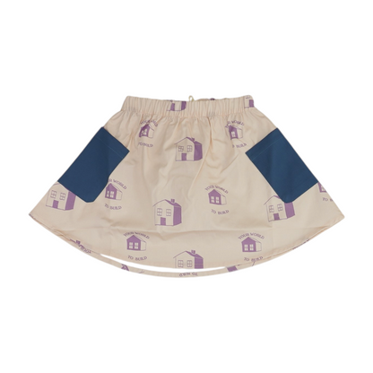 Nude Graphic Skirt