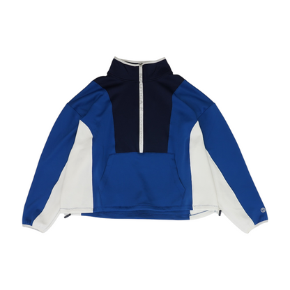 Navy Color Block 1/4 Zip Pullover