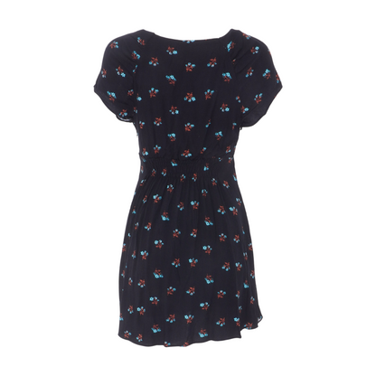 Black Floral Mini Dress