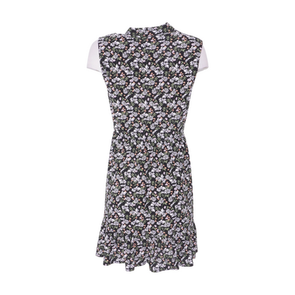 Black Floral Midi Dress
