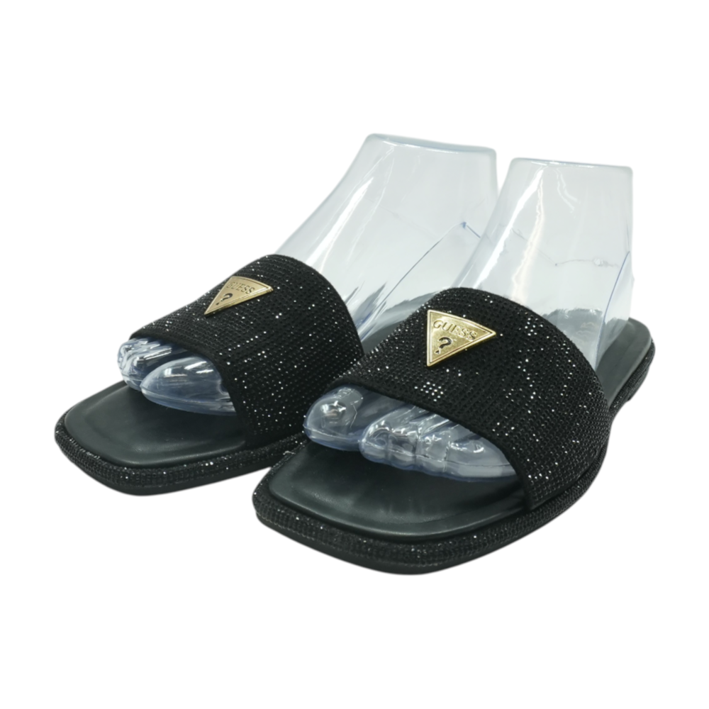Black Flat Sandals