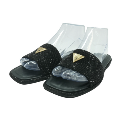 Black Flat Sandals