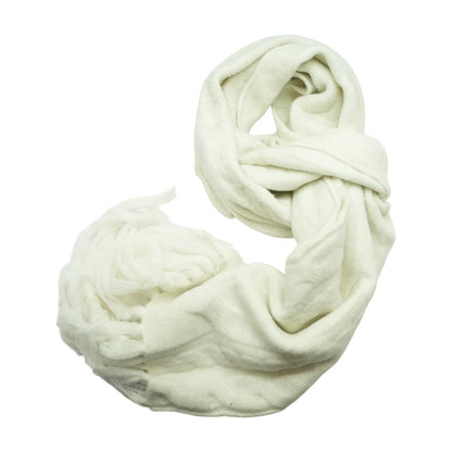 White Acrylic Scarf
