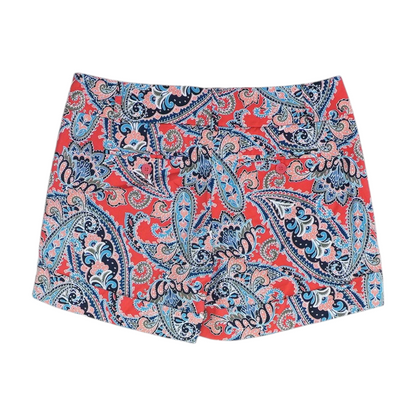 Red Paisley Chino Shorts