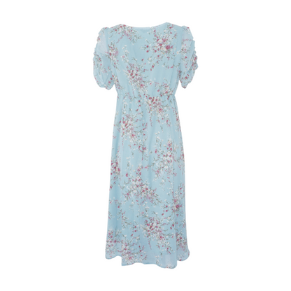 Green Floral Midi Dress