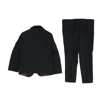 Black Solid 3pc Suit