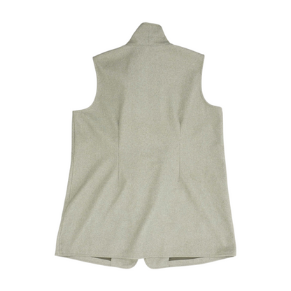 Gray Plus Size Solid Vest