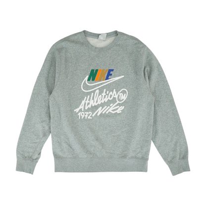 Gray Solid Sweatshirt Pullover