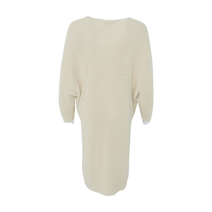 Beige Cardigan Sweater