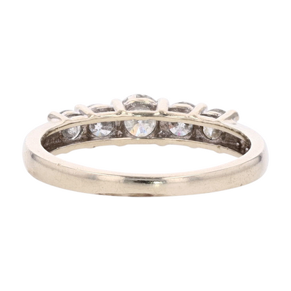 3/4 ctw 10K White Gold Diamond Band Ring