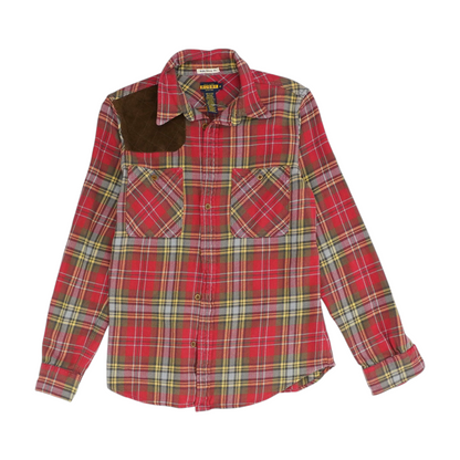 Red Plaid Flannel Button Down