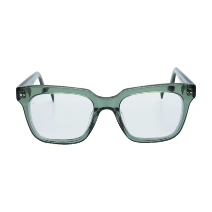 Green Winston M Square Prescription Eyewear