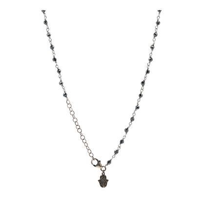 Costume Hematite Chain Necklace