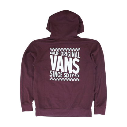 Maroon Solid Hoodie Pullover