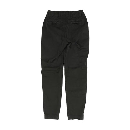 Black Solid Pants