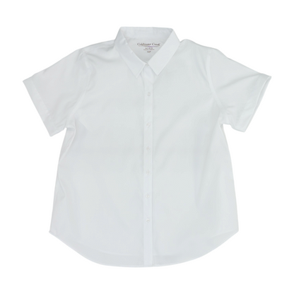 White Petite Button Down