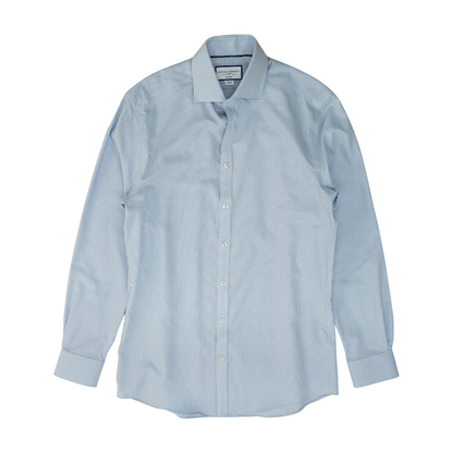 Blue Print Long Sleeve Button Down