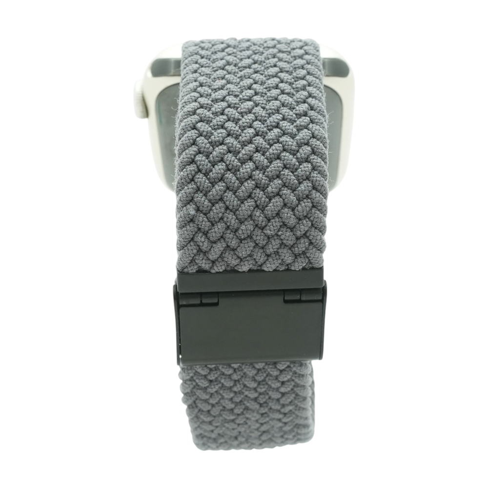 45mm Series 7 Silver Smartwatch Gray Band S/M