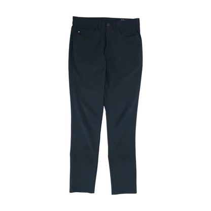 Black Solid Dress Pants