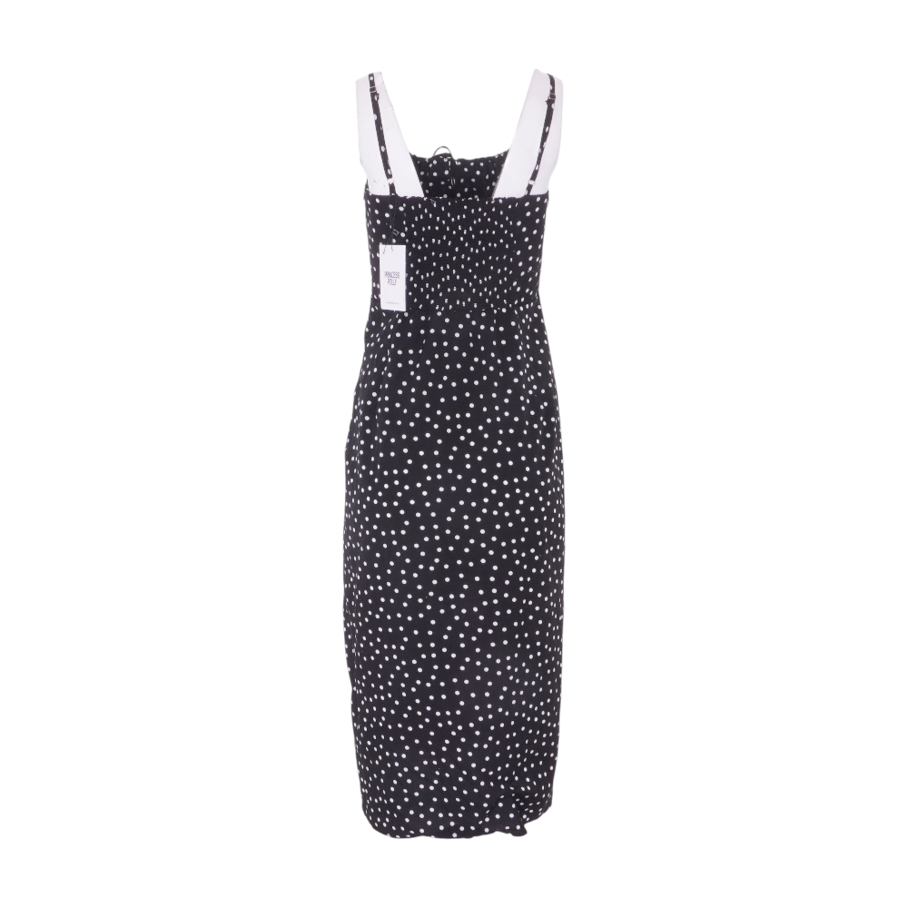 Black Polka Dot Midi Dress – Unclaimed Baggage