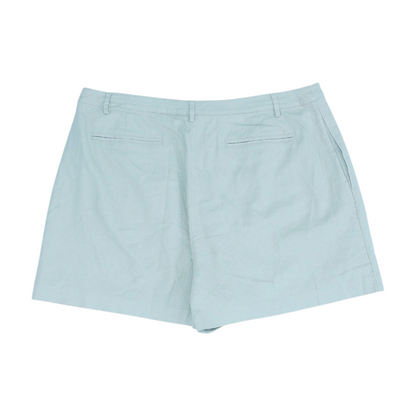 Beige Solid Chino Shorts