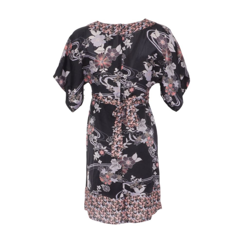 H&M Black Floral Mini Dress – Image 2