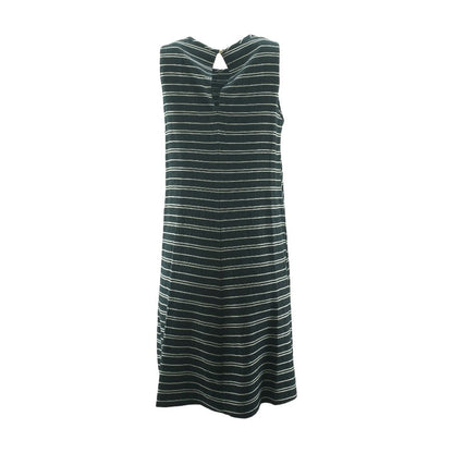 Navy Striped Mini Dress