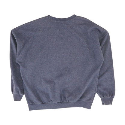 Navy Solid Sweatshirt Pullover