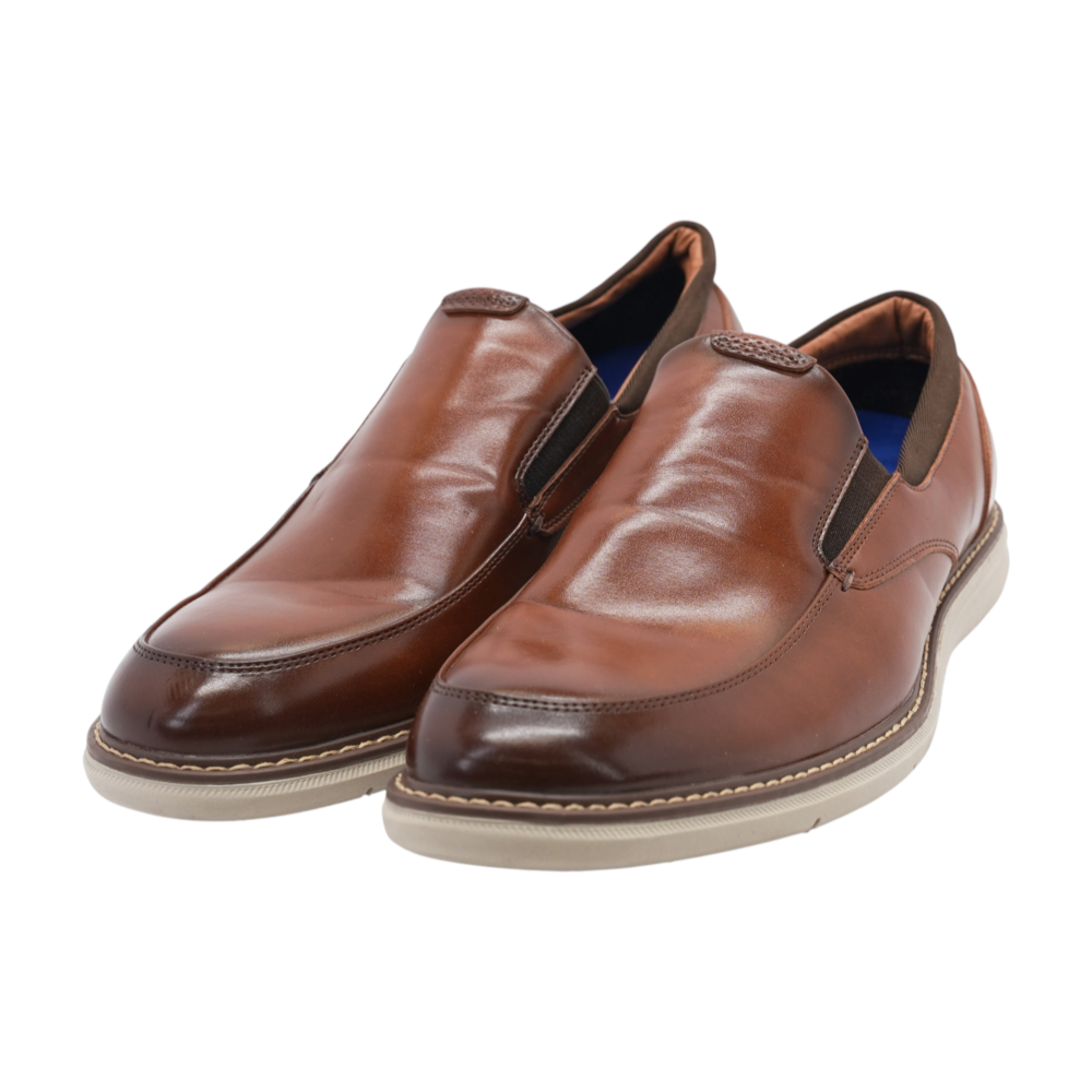 Nunn Bush Brown Slip-On Dress Shoes – Image 2