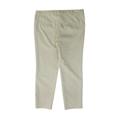 Beige Straight Pants
