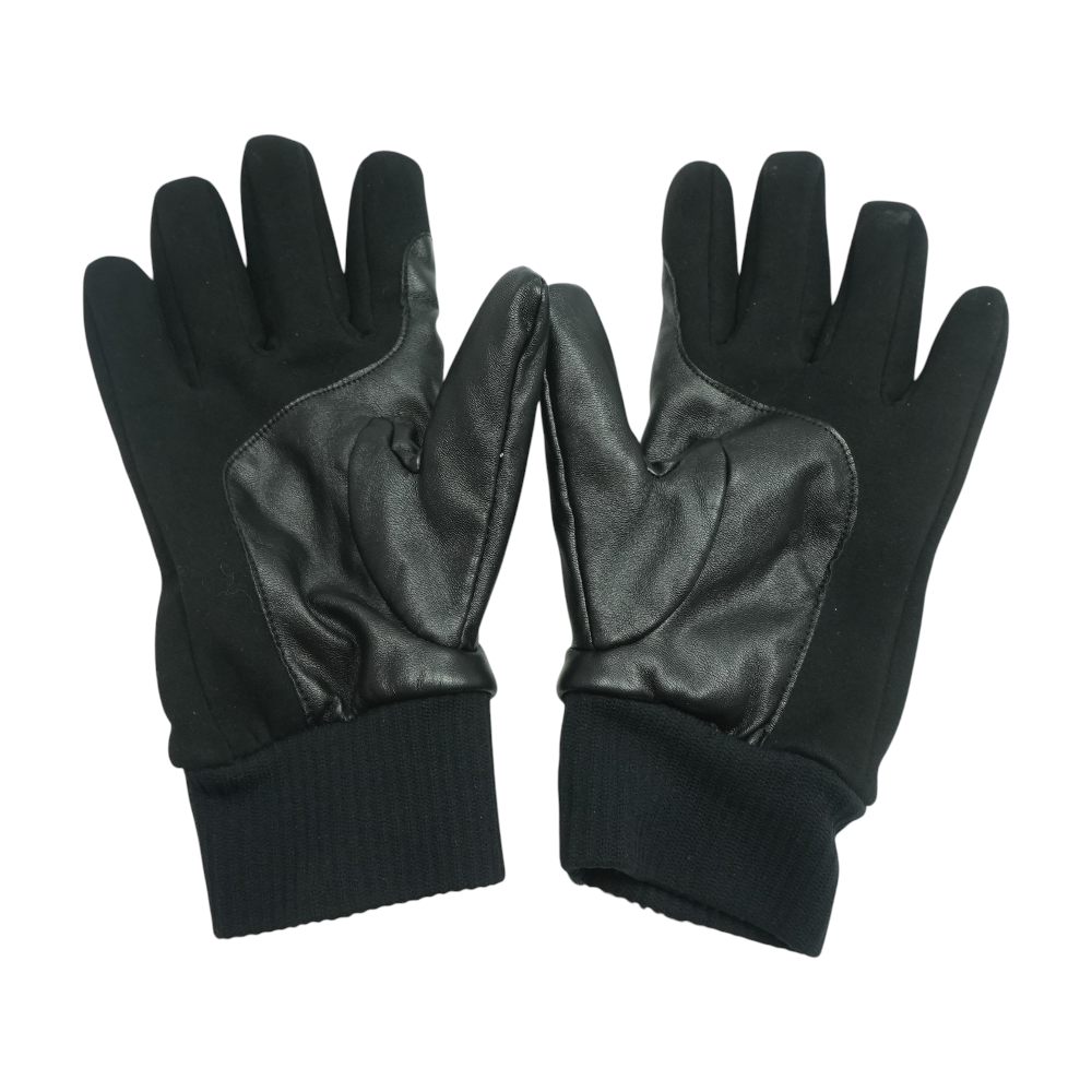 Black Polyester Gloves