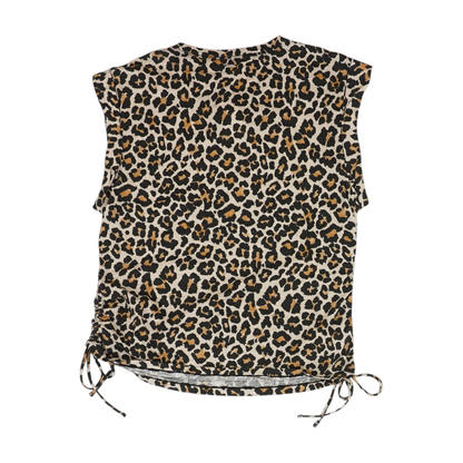 Beige Animal Print Blouse