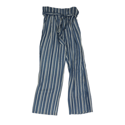 Blue Striped Dress Pants