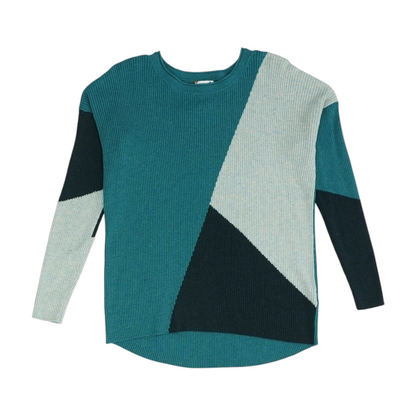 Multi Color Block Pullover Sweater