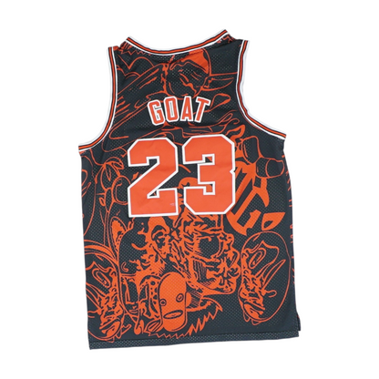 Men's Black Sleeveless Jersey