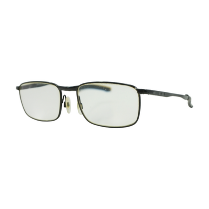Black Barrelhouse Rectangle Prescription Eyewear