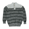 Black Striped Pullover Sweater