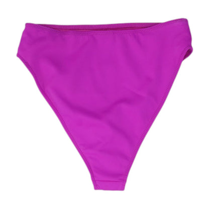 Purple Solid Swim Top