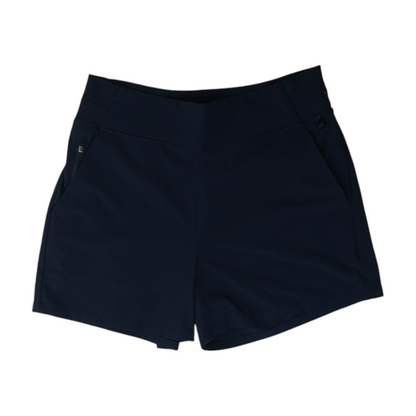 Navy Solid Active Shorts