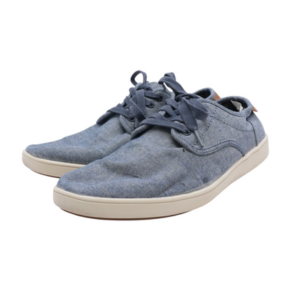 Blue Lace-Up Casual Shoes