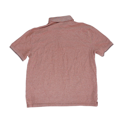 Red Solid Short Sleeve Polo