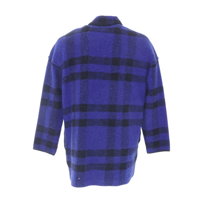 Blue Striped Cardigan Sweater