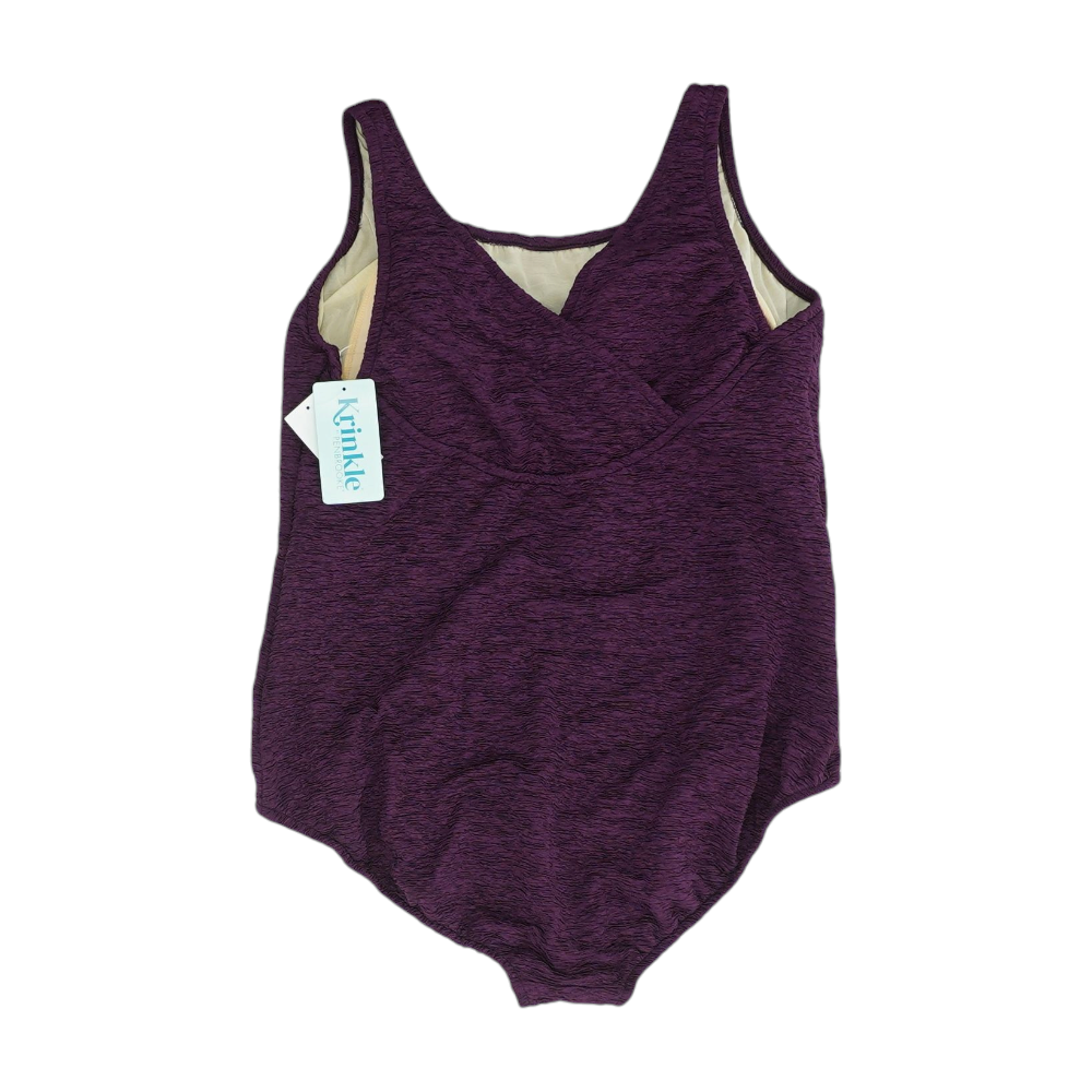 Purple Plus Size One-Piece