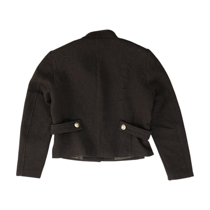 Brown Solid Jacket