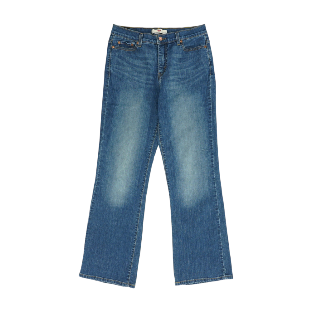 512 Blue Bootcut Jeans