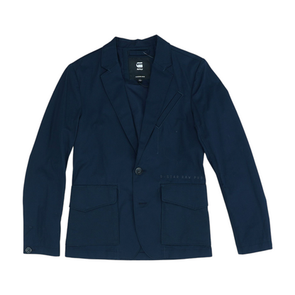 Navy Solid Suit Jacket