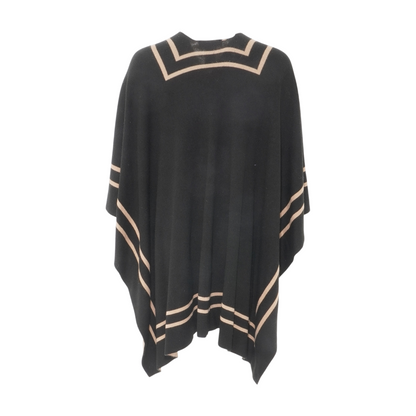 Black Abstract Cardigan Sweater