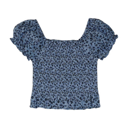 Blue Paisley Blouse