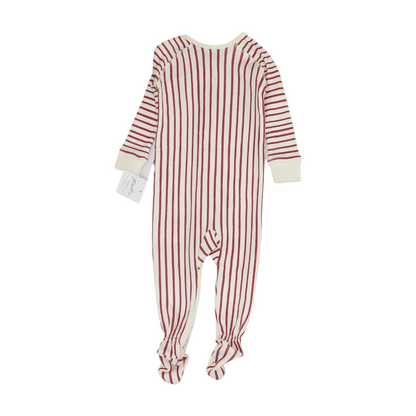 White Striped One-Piece